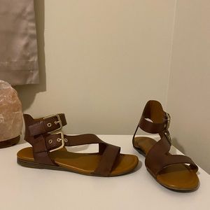 Brown Strappy Sandals